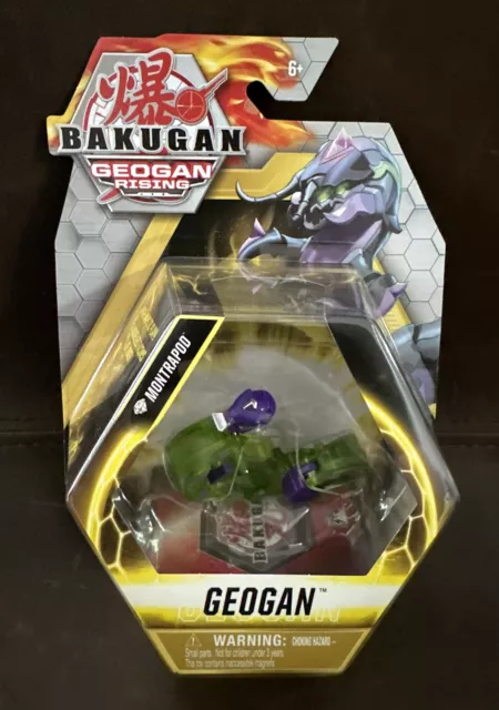Bakugan Geogan Rising 2021 Diamond MONTRAPOD 2-inch Core Collectible Figure  and Trading Cards