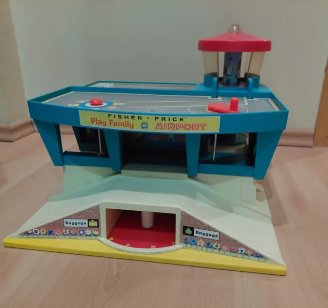 Fisher Price Play Family Vintage Flughafen Airport