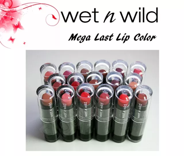 Wet N Wild Mega Last Lip Color - Colori Assortiti - Nuovo - Super Offerta!