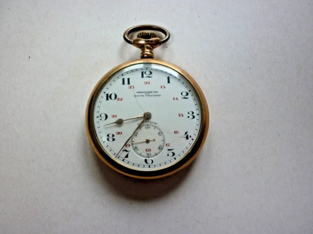 Montre Gousset Mécanique Ancienne Avec Chaîne Chatelaine - Marque MOD, Fonctionne, Bon état