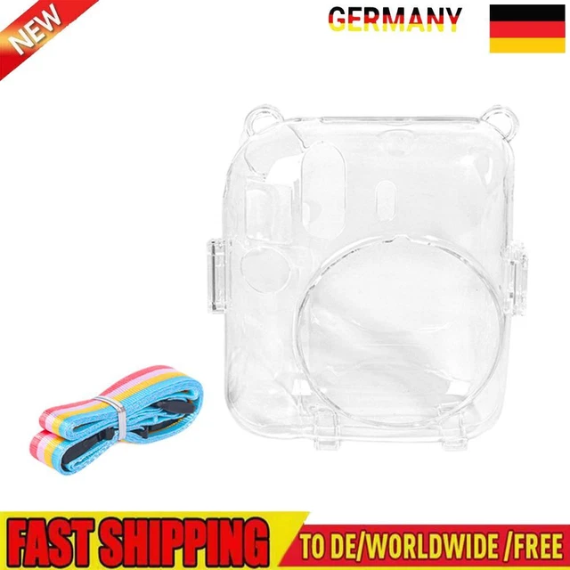Mini Camera Case PC Crystal Camera Bag Protective Shell for Camera Instax Mini12