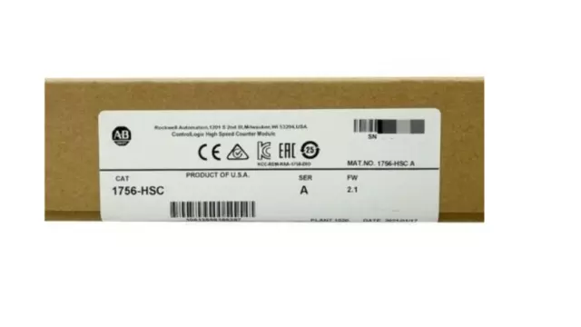New Factory Sealed AB 1756-HSC /A ControlLogix High Speed Counter Module 1756HSC
