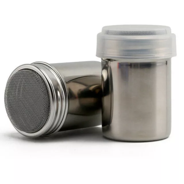 Powder Duster Stainless Steel Chocolate Shaker Coffee Flour Icing Sugar Coffee