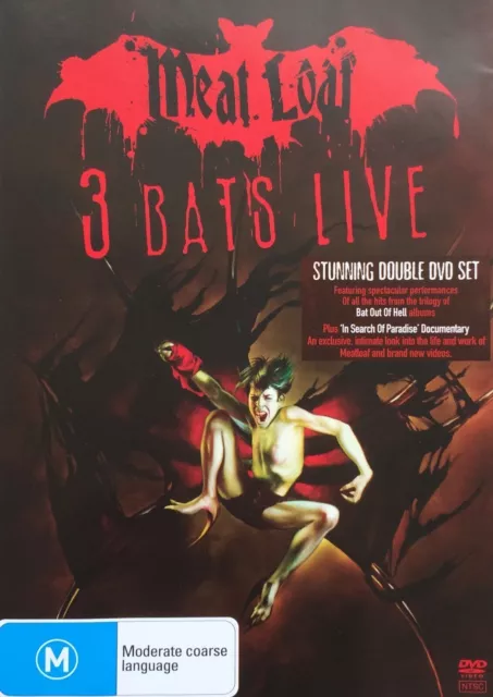 Meat Loaf - 3 Bats Live DVD (2 discs)