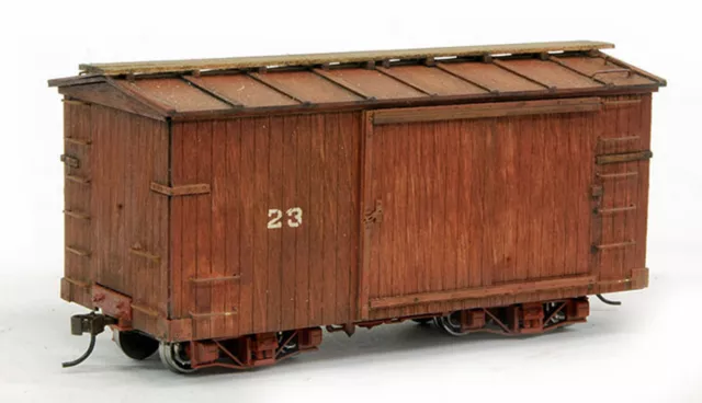 BANTA MODELWORKS 18 FOOT WOOD BOXCAR CONVERSION On30 Railroad Laser Kit BMT2141