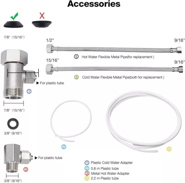 Hot and Cold Water Bidet toilet bidet- Self Cleaning -Dual Nozzle 2