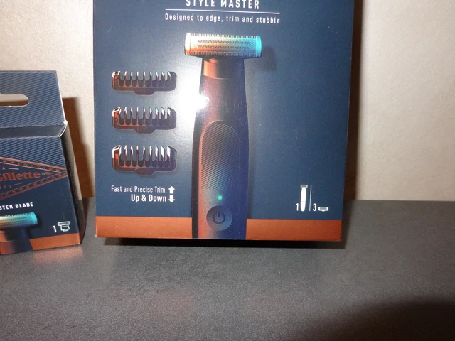 KING C GILLETTE Syle Master tondeuse 3 sabots + 2 lames -1 an entretien