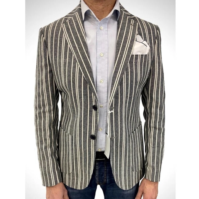 Giacca Uomo Elegante Casual Blazer Estiva Slim Fit Made in Italy Sartoriale
