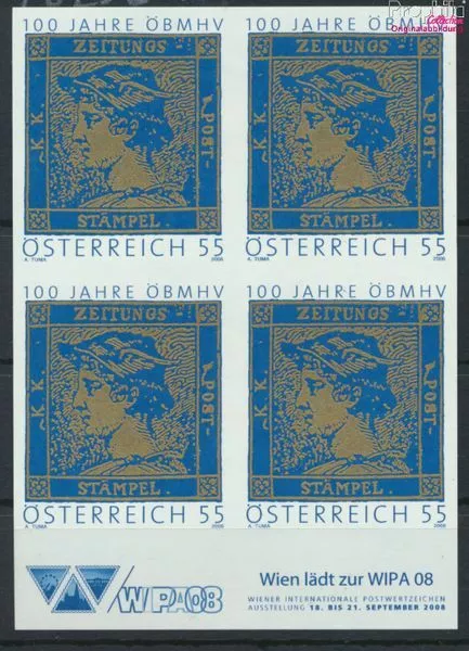 Briefmarken Österreich 2006 Mi 2629B Kleinbogen (kompl.Ausg.) Buntdruck po(93683