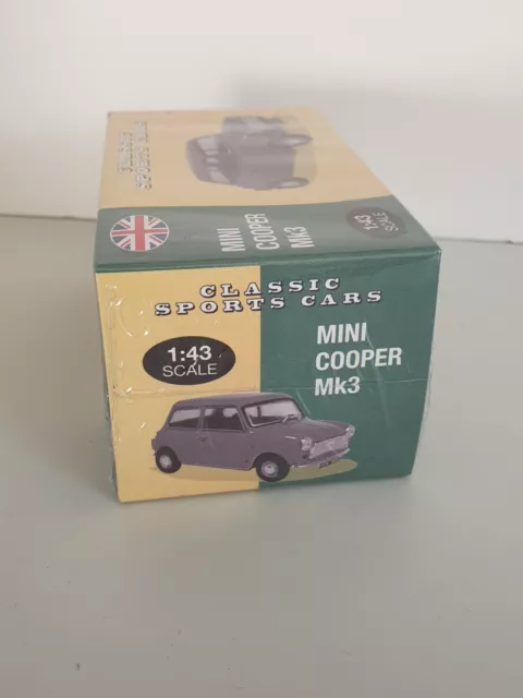 Atlas Classic Sports Cars Mini Cooper Mk3 England Metall Fahrzeug 1:43 OVP 2