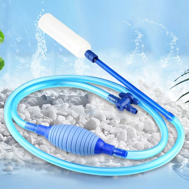 FISH TANK SIPHON Pump Semiautomatic Water Changer Aquarium Cleaning