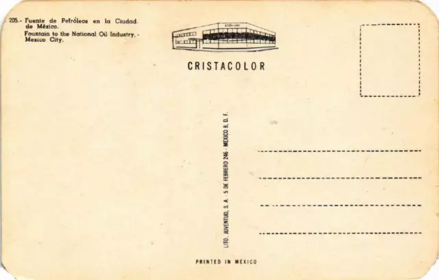 Postal CPM Fuente de Petróleos en la Ciudad de MÉXICO (640549)