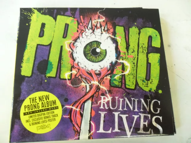 Prong - Ruining Lives - Limited Digipack Edition CD - w/ Poster + Bonus Track