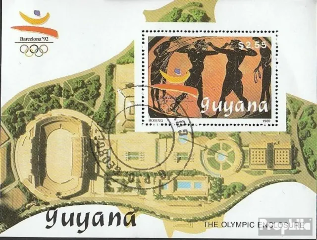 Guyana Block66 (kompl.Ausg.) gestempelt 1989 Antike Vasenzeichnungen