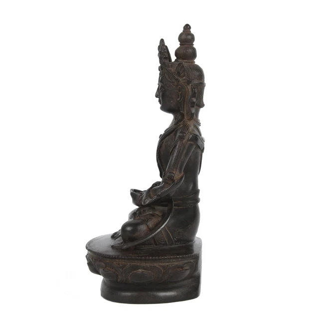 Chinese Antique Bronze Bodhisattva Statue 2