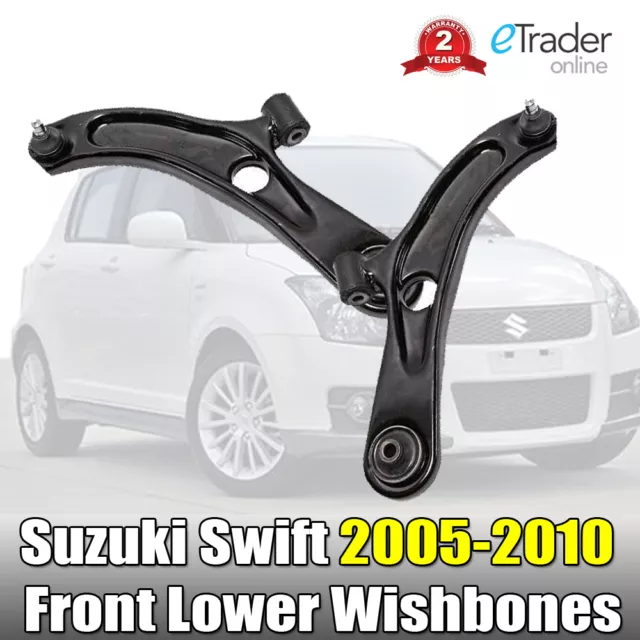 Suzuki Swift 2005-2010 Front Lower Wishbones Arms Suspension Wishbone Pair Arm