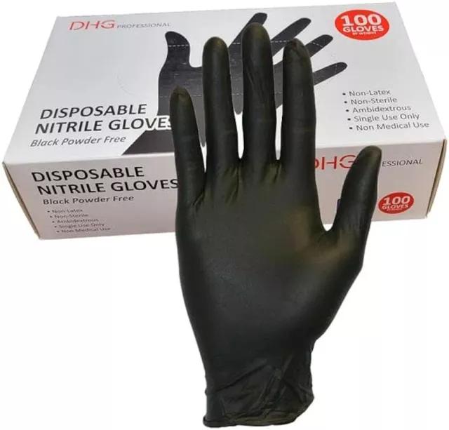 100 Guantes de nitrilo Para Cocinero, Látex Free, PowderFree, Nitrile Gloves. L