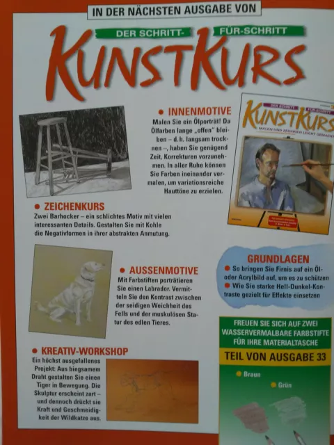 Ausgabe 33, Der Schritt-für-Schritt Kunstkurs, Malen und Zeichnen leicht gemacht 5