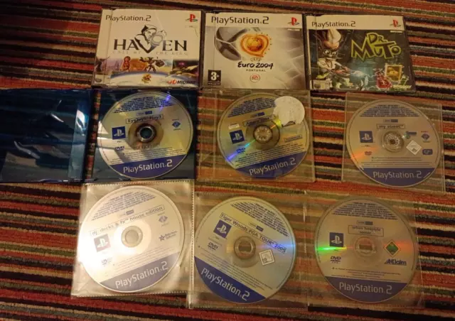 Joblot Of 9 x Rare Sony PlayStation 2 /PS2 Promo Discs Bundle Full games