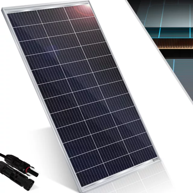 RETOURE Solarmodul Solarpanel Solarzelle Mono 180W Photovoltaik