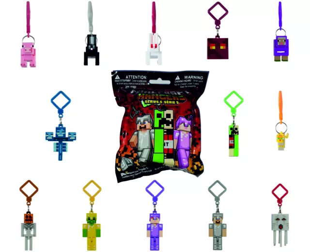 Minecraft Hangers (Anhänger) Serie 5, Mystery Mini Pack, 1 Anhänger, Neu, OVP
