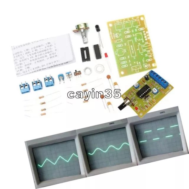 ICL8038 Monolithic Function Signal Generator Module DIY Kit Sine Square Triangle
