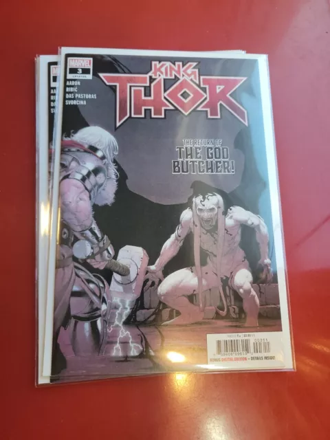 King Thor 3 Marvel Comics 2020 First Print Gorr The God Butcher