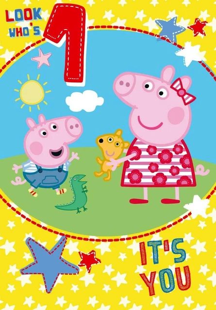 Peppa Pig Geburtstagskarte Zum 3. Geburtstag – Süß & Personalisierbar
