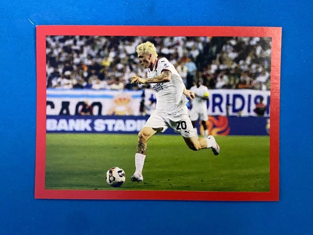 S2) Cartolina a colori MARK HATELEY Milan calcio football SUPERGOL