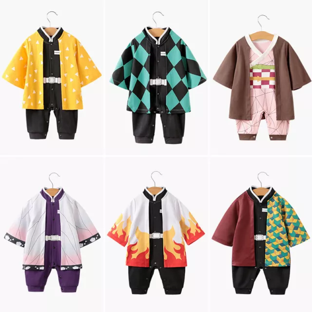 KimetsuNoYaiba tuta cartone animato cosplay anime neonato neonato abiti festa