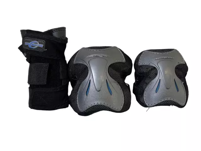 Rollerblade Flashgear Junior Protective Gear(3 Pack)Wrist/Knee/Elbow Pads,Black