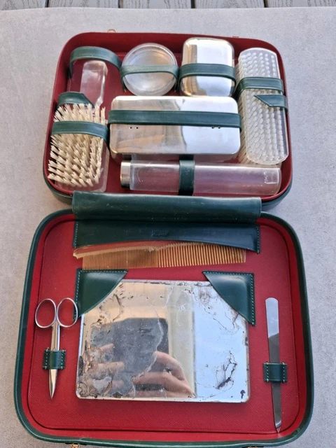 Trousse de toilettes - Vanity - matière côtelée - Beige - 10.00