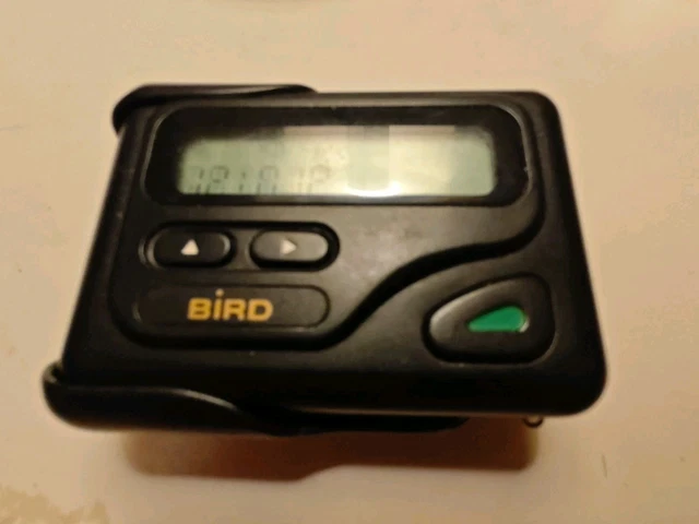 Vieux Bipeur / Pager Motorola Page One Minicall Des Années 90 - Vert - Fonctionne Avec Clip Ceinture