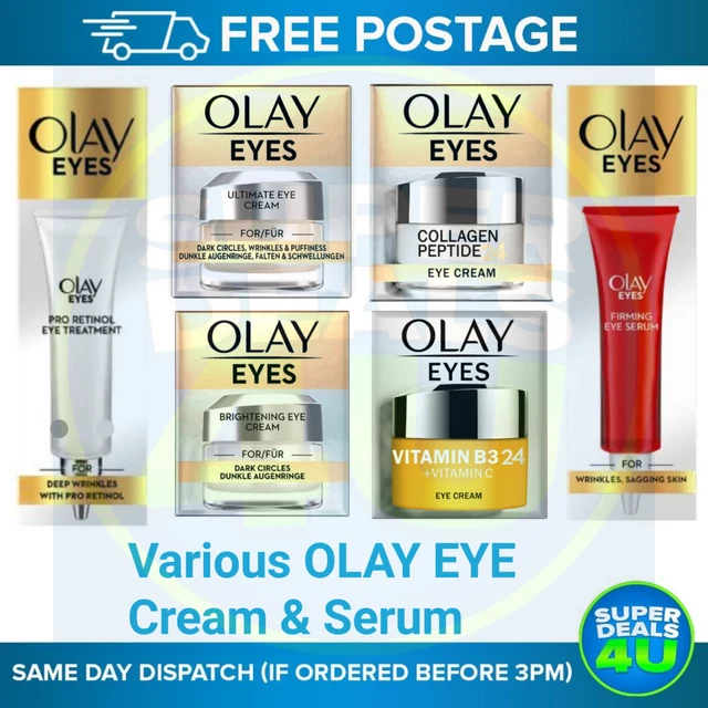 Various Olay Eye Cream / Serums Free UK P&P
