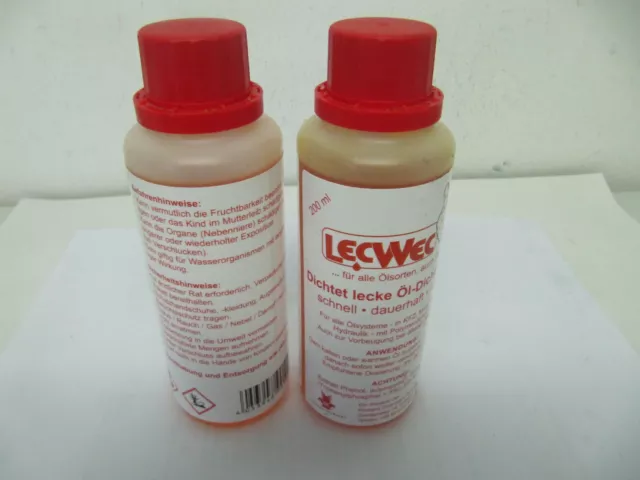 2X LECWEC LEC wec in caso di perdita di olio su motore, cambio e sterzo 200  ml EUR 71,90 - PicClick IT