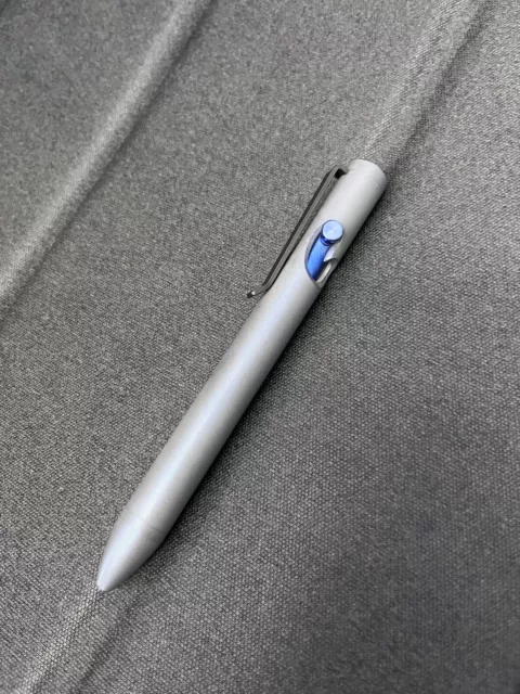TACTILE TURN THICK Titanium X-Tone Bolt Action Pen SHORT **LIMITED ...