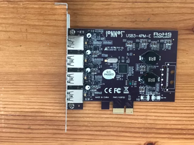 Genuine Sonnet USB3-4PM-E USB 3.0 PCI-E 4-Port Expansion Card for apple Mac pro