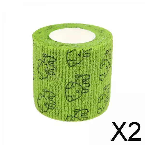 2X Self Adhesive Elastic Bandage Cohesive Bandages Strain Pet Sports Wrap Tape