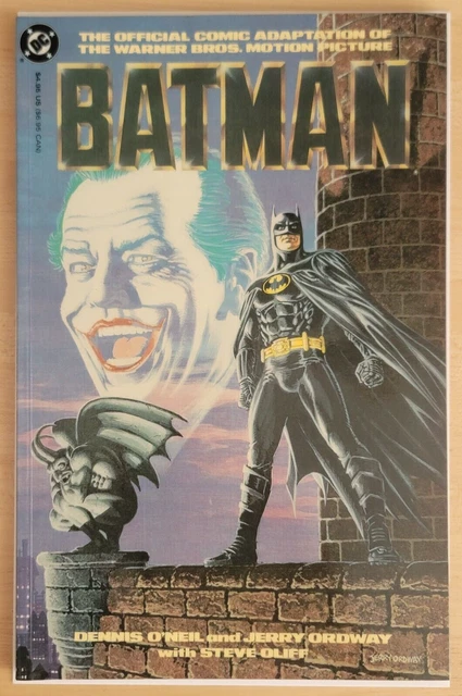 batman the movie official COMIC adaptation 1989 JOKER JACK NICHOLSON UNREAD MINT 2