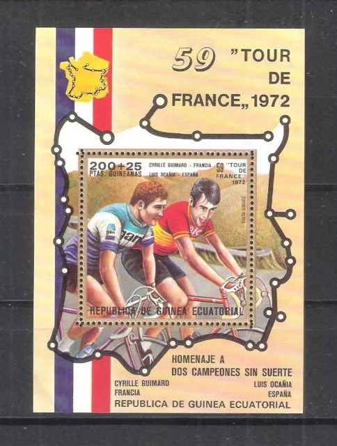 Äquatorial Guinea Block 72 1973 postfrisch Tour de France