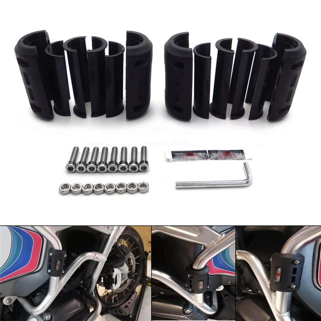 Motorcycle Engine Protection Guard Bumper Decor Block for 22/25/28mm Diameter