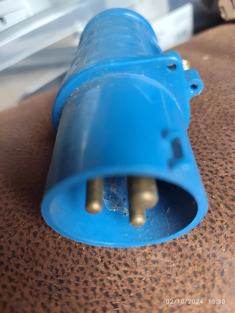 BLUE INDUSTRIAL Plug Socket Male Female Connector 110v £6.99 - PicClick UK