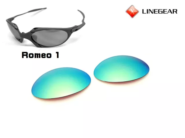 LINEGEAR Saxe Blue - Non-Polarized Lens for Oakley Romeo1 [R1-SB]