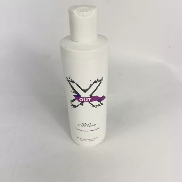 Proactiv X Out Xout Daily Body Scrub Salicylic Acid Acne Treatment 8 oz Bottle