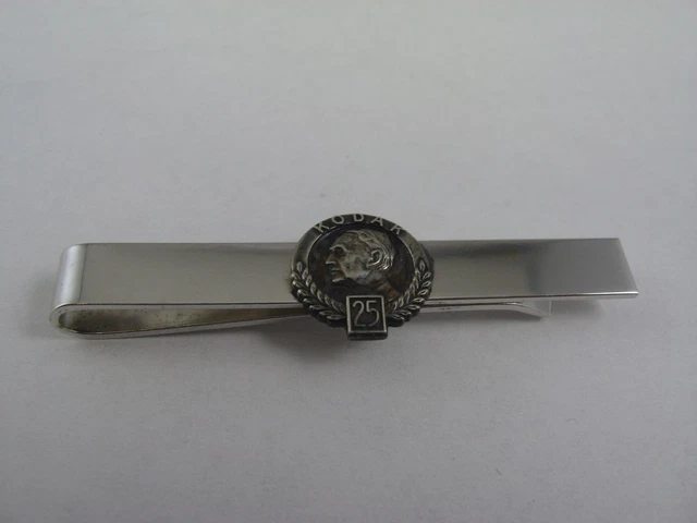Beautiful KODAK Service Award 25 Years Vintage Mens Tie Bar Clip Jewelry