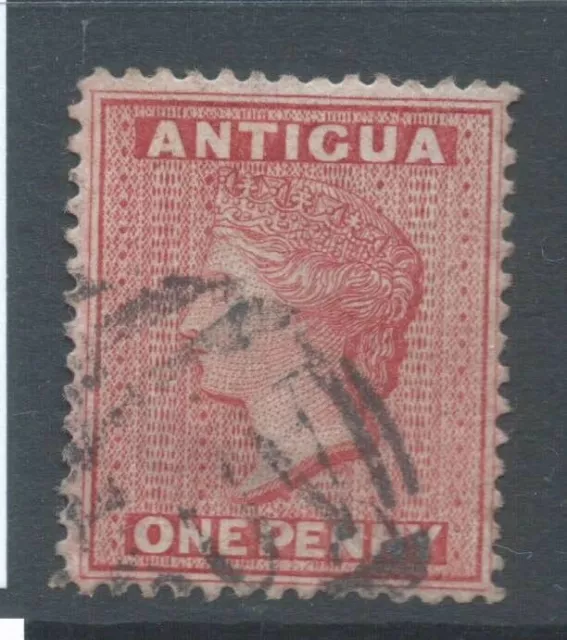ANTIGUA QV 1884 SG24 1d carmine-red watermark CA - fine used. Catalogue £20
