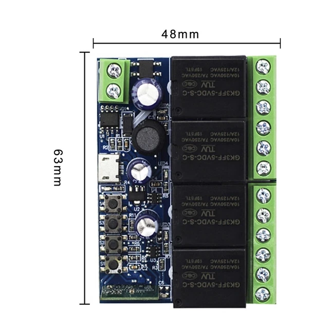 Module commutateur WIFI télécommande Smart Life pour lumières rideaux et port