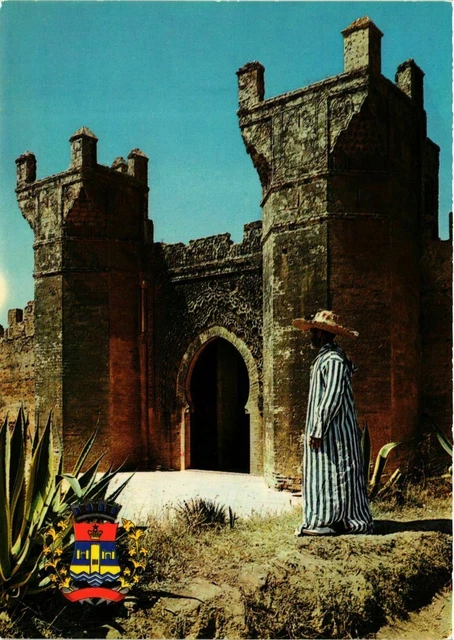CPM AK Rabat- Le Chellah et Armoiries de la ville MAROC (880693)