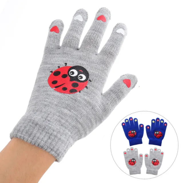 5 paia guanti invernali cartoni animati guanti animali guanti per bambini cartone animato