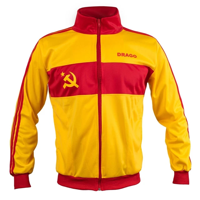 Soviet Union CCCP USSR Ivan Vasilyevich Drago Full Tracksuit Jacket Pants Retro